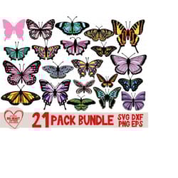 butterfly svg bundle, butterfly svg, butterfly png, dxf, eps, butterfly cut file, butterfly clipart, vector, silhouette, cricut, sublimation