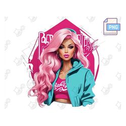 Discover Crafting Magic with Magic Barbie PNG - Sublimation Designs, Clipart - Instant Download, Pink Doll Png, Girl PNG