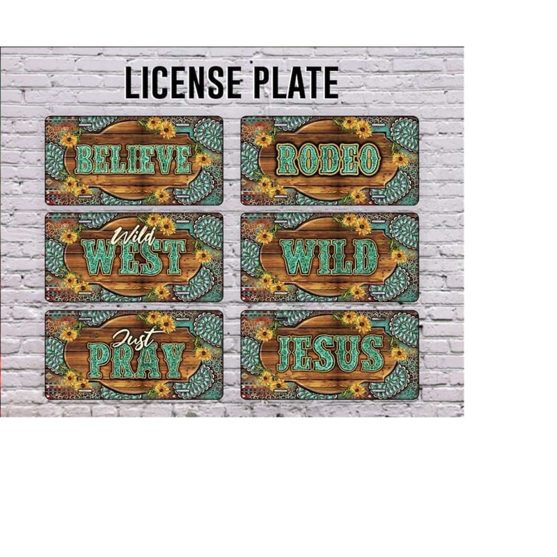 3110202312330-gemstone-western-design-license-plate-bundle-western-design-image-1.jpg