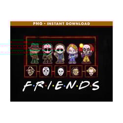 horror movie characters png, friends horror png, horror chibi png, horror movie friends png, halloween horror png, insta
