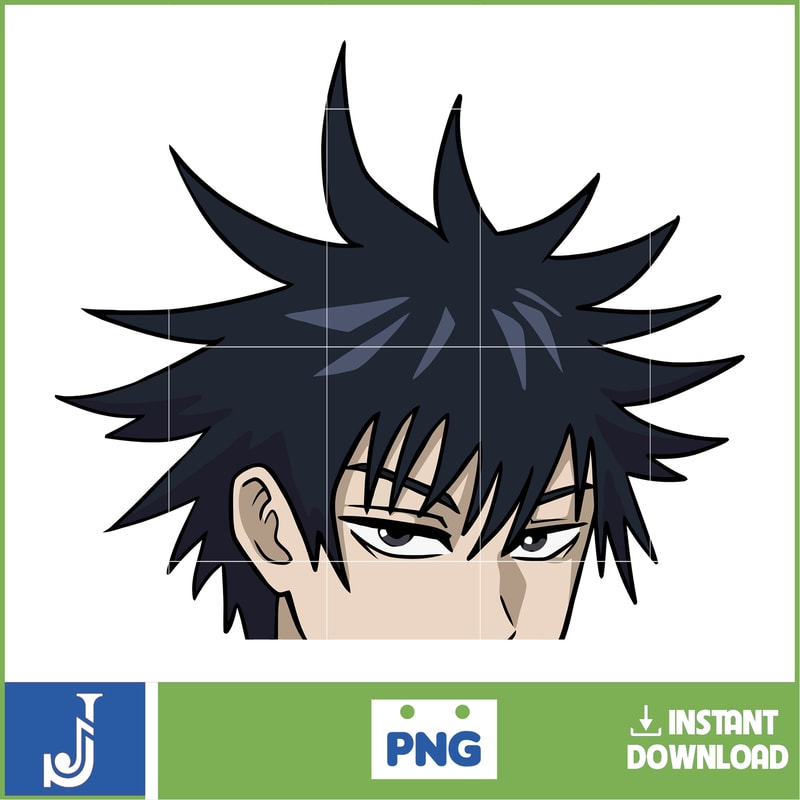 Anime Peeking Premium Graphic Design, Cute , Cool, Anime PNG, Print on Demand, Stickers, Anime Peeker (42).jpg