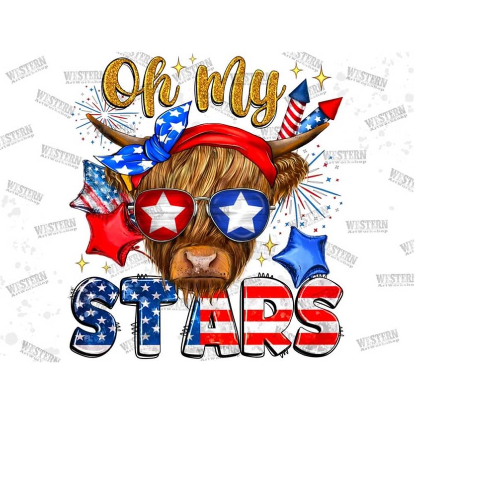 111202381640-oh-my-stars-highland-cow-png-sublimation-design-4th-of-july-image-1.jpg