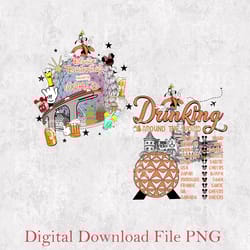 epcot drink around the world tour png, walt disney world, mickey and friends, epcot center 1982 png, disney epcot png