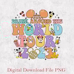 retro epcot drink around the world tour png, walt disney world, mickey and friends, epcot center 1982 png, disney epcot