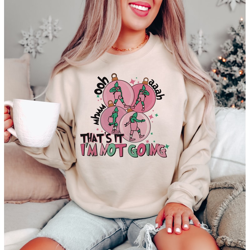 Pink Christmas Png, That's It I'm not Going Sublimation, Retro Christmas sublimation, Retro png, png sublimation, Sublimation Design Png - 1.jpg