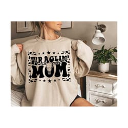 bull skull leopard wranglin mama svg, western svg, cowboy svg, yeehaw svg, wasted on wallen svg, cowgirl svg, leopard bull skull svg