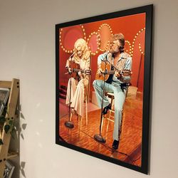 Dolly Parton and Kenny Rogers Poster, NoFramed, Gift.jpg