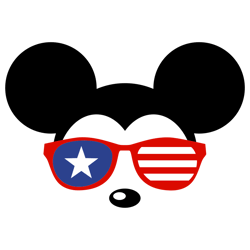mickey usa sunglasses svg, mickey head svg, disney png, disney mickey svg, mickey christmas png, instant download
