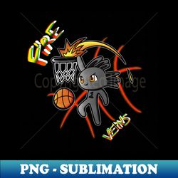 Fire Veins Slam Dunk Yeet Axolotl Basketball Kids Teens Sports Quote - Unique Sublimation PNG Download - Perfect for Sublimation Mastery