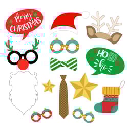 christmas party photo booth props, chrismast props, chrismast photo props, chrismast clipart, photo booth vector