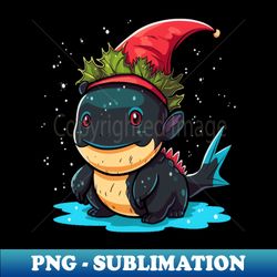 Axolotl Christmas - Digital Sublimation Download File - Perfect for Personalization
