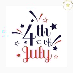4th of july with stars svg, independence day svg, 4th of july svg, patriotic svg, america flag, independence day gift, h
