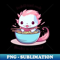 Axolotl - PNG Transparent Sublimation File - Perfect for Sublimation Art
