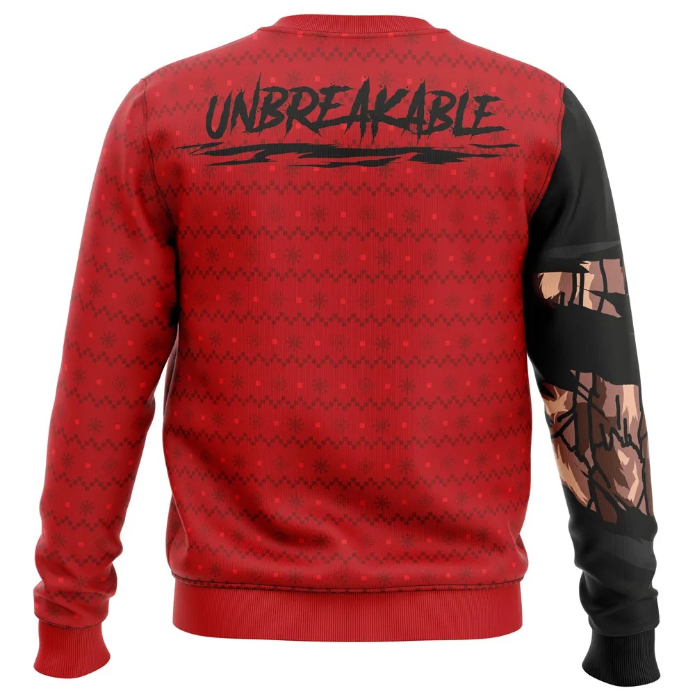 Unbreakable Red Riot My Hero Academia All Over Print Hoodie 3D Zip Hoodie 3D Ugly Christmas Sweater 3D Fleece Hoodie