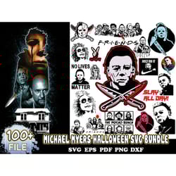 100 files michael myers svg , michael myers cricut, michael myers silhouette, michael myers png, michael myers clipart