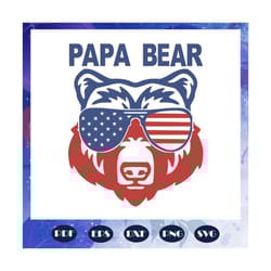 papa bear svg, fathers day svg, papa svg, dad svg, daddy svg, poppop svg, father svg, fathers day gift, gift for papa, f