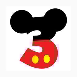 micky numbers svg free, disney svg, birthday svg, instant download, three, shirt design, micky mouse svg, free vector fi