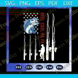 reel cool papa svg, fathers day svg, papa svg, father svg, dad svg, fathers day gift, gift for papa, fathers day lover,