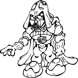 darth vader caricature, star wars svg, star wars png, star wars charecters svg, darth svg, mandalorian, digital download