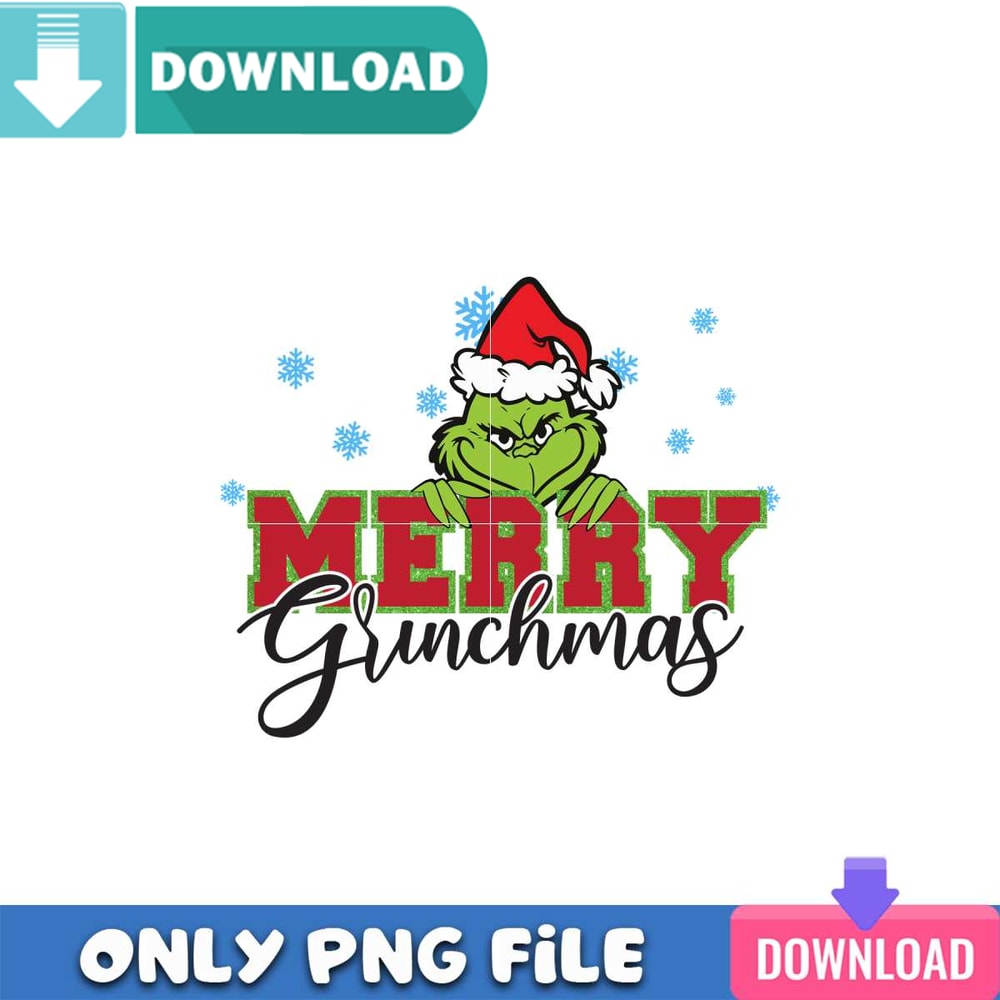 Grinch And Christmas PNG Perfect Sublimation Design Download.jpg