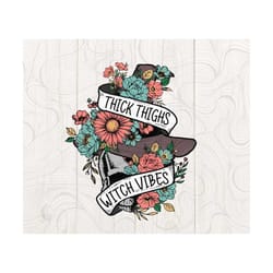 thick thighs witch vibes halloween png