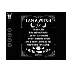 i am a witch svg, i witch you well svg, witchy design svg, trendy halloween quotes, vintage halloween svg, witch halloween, digital file svg
