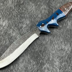 11''custom hand made carbon steel fix blade camping hunting knife survival knife