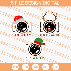 Christmas Camera SVG, Christmas SVG, Camera SVG