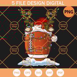 football snowman christmas tree , christmas santa hat , merry christmas lighting