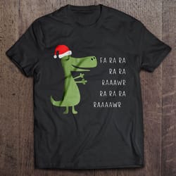 dinosaur fa ra ra rawr christmas sweater shirt