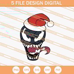 venom christmas svg, christmas svg, venom svg, funny svg