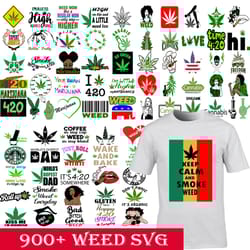 900 weed mega bundle svg, cannabis svg bundle, rasta svg,mega bundle svg, weed svg, marijuana svg, digital download