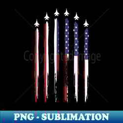 american flag usa airplane jet fighter 4th of july patriotic - png sublimation digital download - perfect for sublimation art