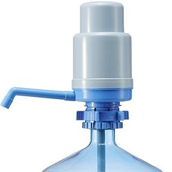 Manual Water Pump Dispenser For 19 liter Water Cans Large - Blue & White