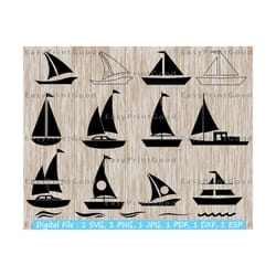 sailboat svg sailing clip art sailboat monogram svg sailboat bundle sailing svg nautical svg sailboat silhouette cut file cricut svg