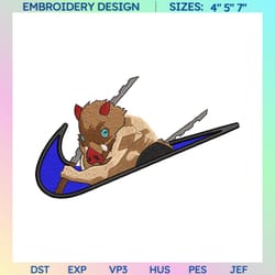 manga embroidered sweatshirt, nike x inosuke best unisex embroidered sweatshirt, manga embroidered crewneck, anime sweatshirt, anime gift