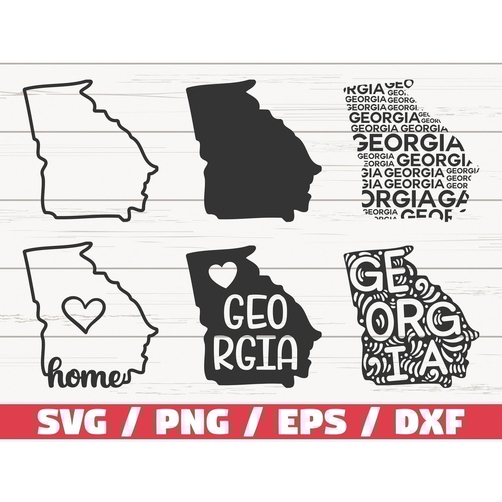 Georgia State SVG Cut File Cricut Clip art Commercial use Silhouette Georgia SVG Georgia Home Svg Georgia Outline GA Svg.jpg