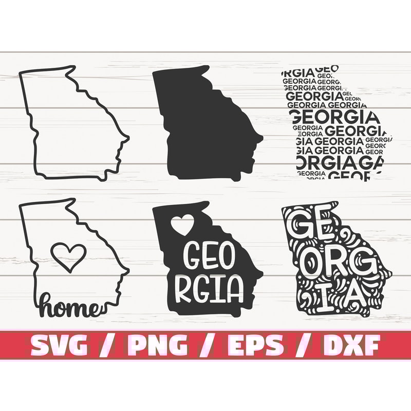 Georgia State SVG Cut File Cricut Clip art Commercial use Silhouette Georgia SVG Georgia Home Svg Georgia Outline GA Svg.jpg