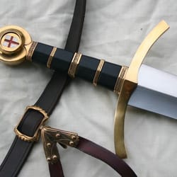 Medieval Knights Sword, Handmade Sword, Knights Templar Swords, Gift For Him, Birthday Gift, Wedding Gift, Groomsmen Gif