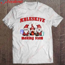 Aebleskive Making Team Danish Gnomes Christmas Shirt, Mens Funny Christmas Shirts  Wear Love, Share Beauty