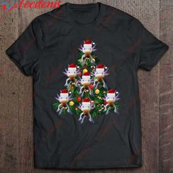 Axolotl Christmas Tree Edition Gift For Axolotl Lovers Shirt, Cotton Men Christmas Shirts Family  Wear Love, Share Beaut