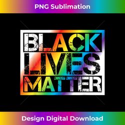 Black Lives Matter LGBT Rainbow Version Gay Pride BLM - Chic Sublimation Digital Download - Crafted for Sublimation Excellence