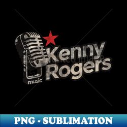 Kenny Rogers Vintage - PNG Transparent Sublimation File - Create with Confidence