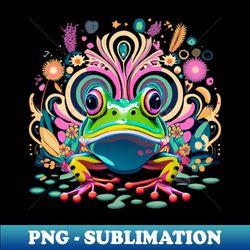 Cool Frog Costume Cute Frog Funny Frog Gift Psychedelic Frog Adventure Awaits - Artistic Sublimation Digital File - Fashionable and Fearless
