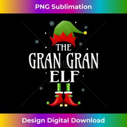 Gran Gran Elf Xmas Matching Family Group Christmas Party - Sophisticated PNG Sublimation File - Animate Your Creative Concepts