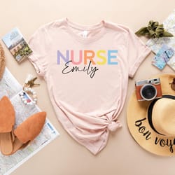 personalized nurse shirt, custom nurse shirt, nurse shirt, nurse sweatshirt, nursing school, nurse grad gift, nurse life