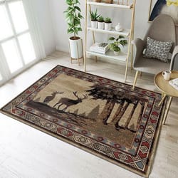 deer hunting bi090904r rug