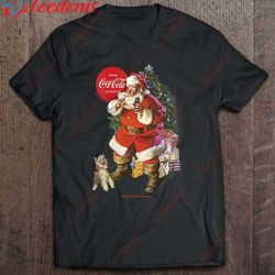 Coca-Cola Santa Claus Christmas Logo Shirt, Kids Christmas Shirts Family  Wear Love, Share Beauty