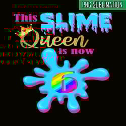 slime queen is 6 png, queen of slime png, birthday girl png