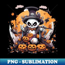 Samurai Panda in Halloween Costume - Panda - Funny Halloween - Decorative Sublimation PNG File - Boost Your Success with this Inspirational PNG Download